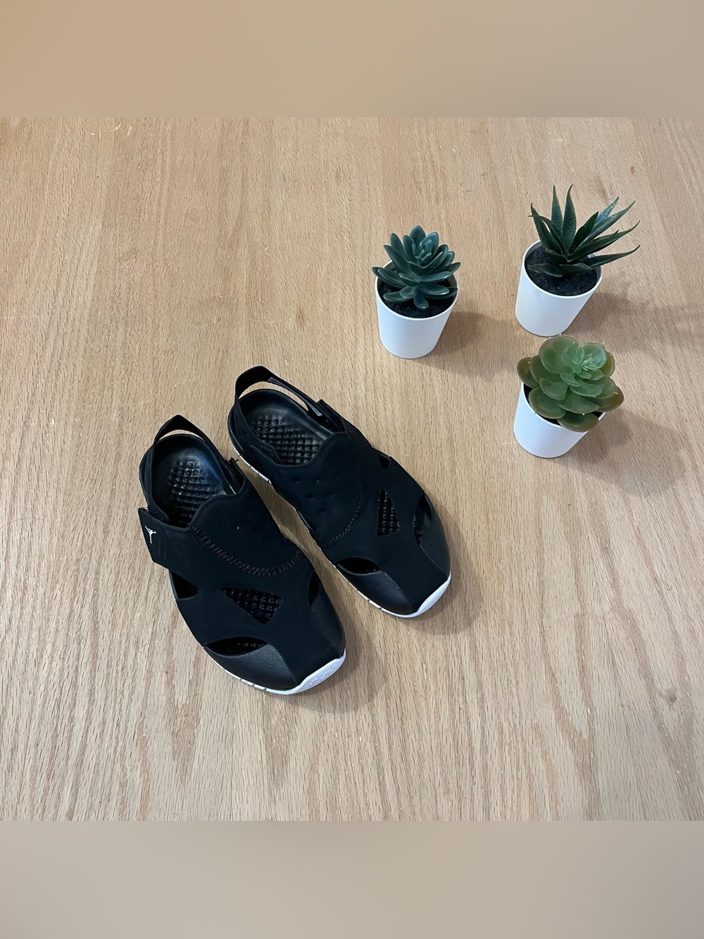 Nike Jordan Flare Kids Black Sandals